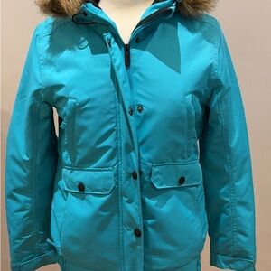 Firefly Women's Teal Winter Jacket size sm